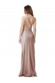 Vendeurs de Rose poussiéreux Fourreau Satiné Stretch Longue Formelles Robes demoiselle d'honneur / Robes de soirée / Robes de bal