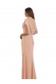 Vendeurs de Sirène Col Bateau Col Haut Mousseline Longue Robes demoiselle d'honneur / Robes de bal