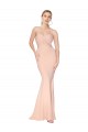 Vendeurs de Sirène Col Haut Crêpe Stretch Longue Formelles Robes demoiselle d'honneur / Robes de soirée / Robes de bal