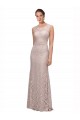 Vendeurs de Sirène Illusion Scoop Dentelle Longue Robes demoiselle d'honneur / Robes de bal