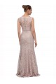 Vendeurs de Sirène Illusion Scoop Dentelle Longue Robes demoiselle d'honneur / Robes de bal