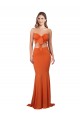 Vendeurs de Sirène Sans bretelle Spandex Longue Formelles Robes demoiselle d'honneur / Robes de soirée / Robes de bal