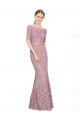 Vendeurs de Sirène Épaule Dénudée Dentelle Longue Robes demoiselle d'honneur / Robes de bal