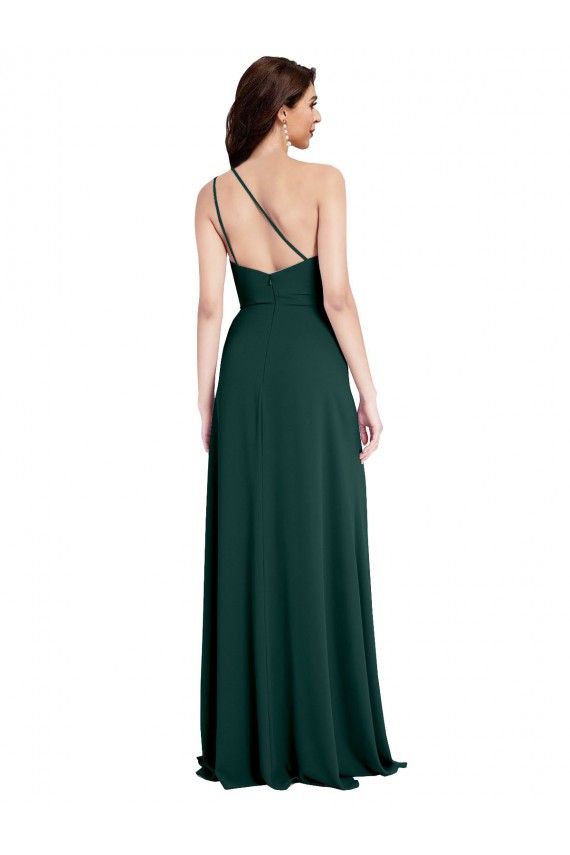 Vendeurs de Trapèze Crêpe Stretch Longue Formelles Robes demoiselle d'honneur / Robes de soirée / Robes de bal