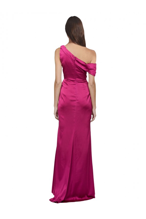 Vendeurs de Trapèze Satiné Stretch Longue Formelles Robes demoiselle d'honneur / Robes de soirée / Robes de bal