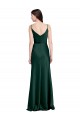 Vendeurs de Vert Chasseur Fourreau Satiné Stretch Longue Formelles Robes demoiselle d'honneur / Robes de soirée / Robes de bal
