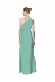 Vendeurs de Vert de jade Trapèze Mousseline Longue Robes demoiselle d'honneur