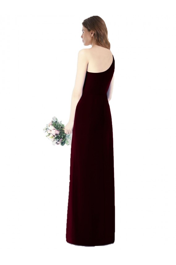 Vendeurs de Vert foncé Trompette Mousseline Longue Robes demoiselle d'honneur