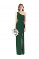 Vendeurs de Vert foncé Trompette Mousseline Longue Robes demoiselle d'honneur